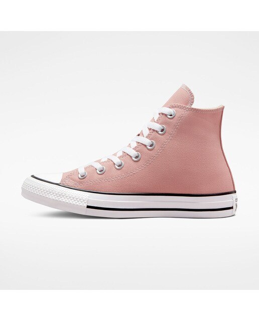 Sapatilhas Casual Altas Unissexo Chuck Taylor All Star Seasonal Color Rosa-4