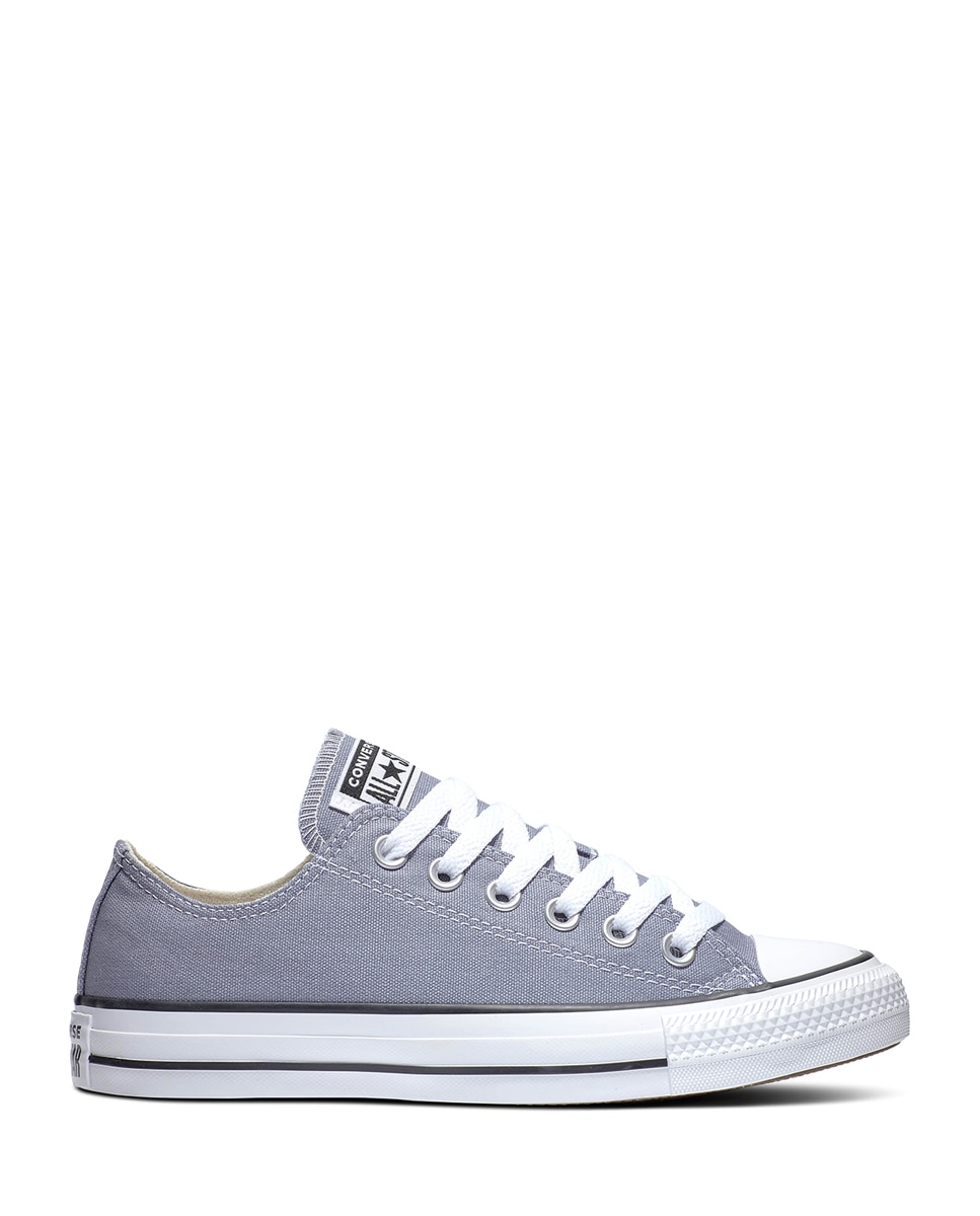 Sapatilhas Casual Baixas Unissexo Chuck Taylor All Star Seasonal Color Cinzento azulado-1