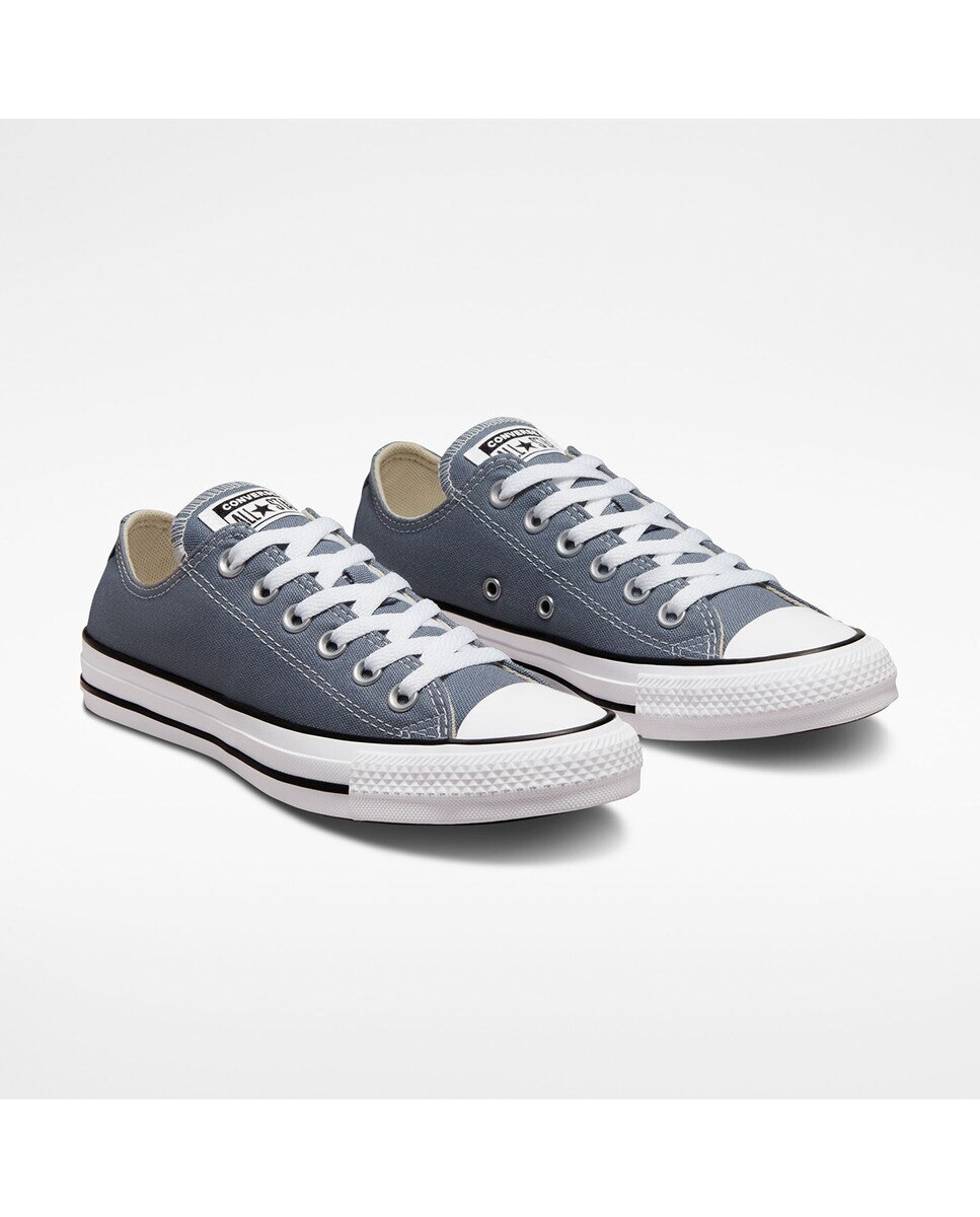 Sapatilhas Casual Baixas Unissexo Chuck Taylor All Star Seasonal Color Cinzento azulado-2