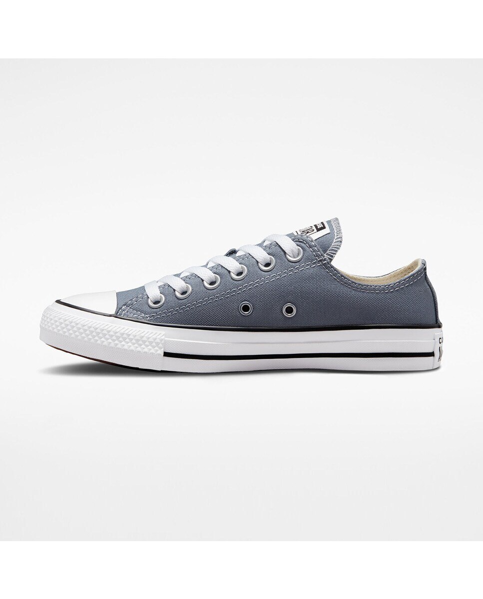 Sapatilhas Casual Baixas Unissexo Chuck Taylor All Star Seasonal Color Cinzento azulado-4