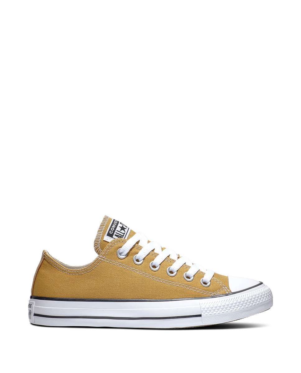 Sapatilhas Casual Baixas Unissexo Chuck Taylor All Star Seasonal Color Mostarda-1