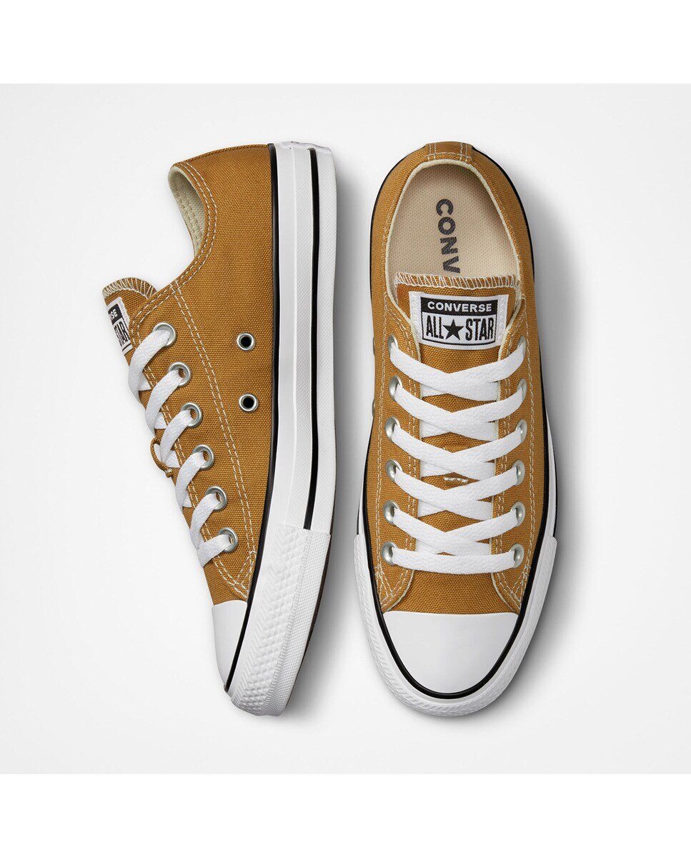 Sapatilhas Casual Baixas Unissexo Chuck Taylor All Star Seasonal Color Mostarda-2