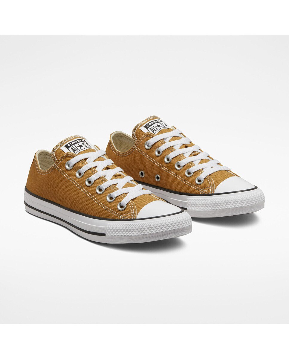Sapatilhas Casual Baixas Unissexo Chuck Taylor All Star Seasonal Color Mostarda-3