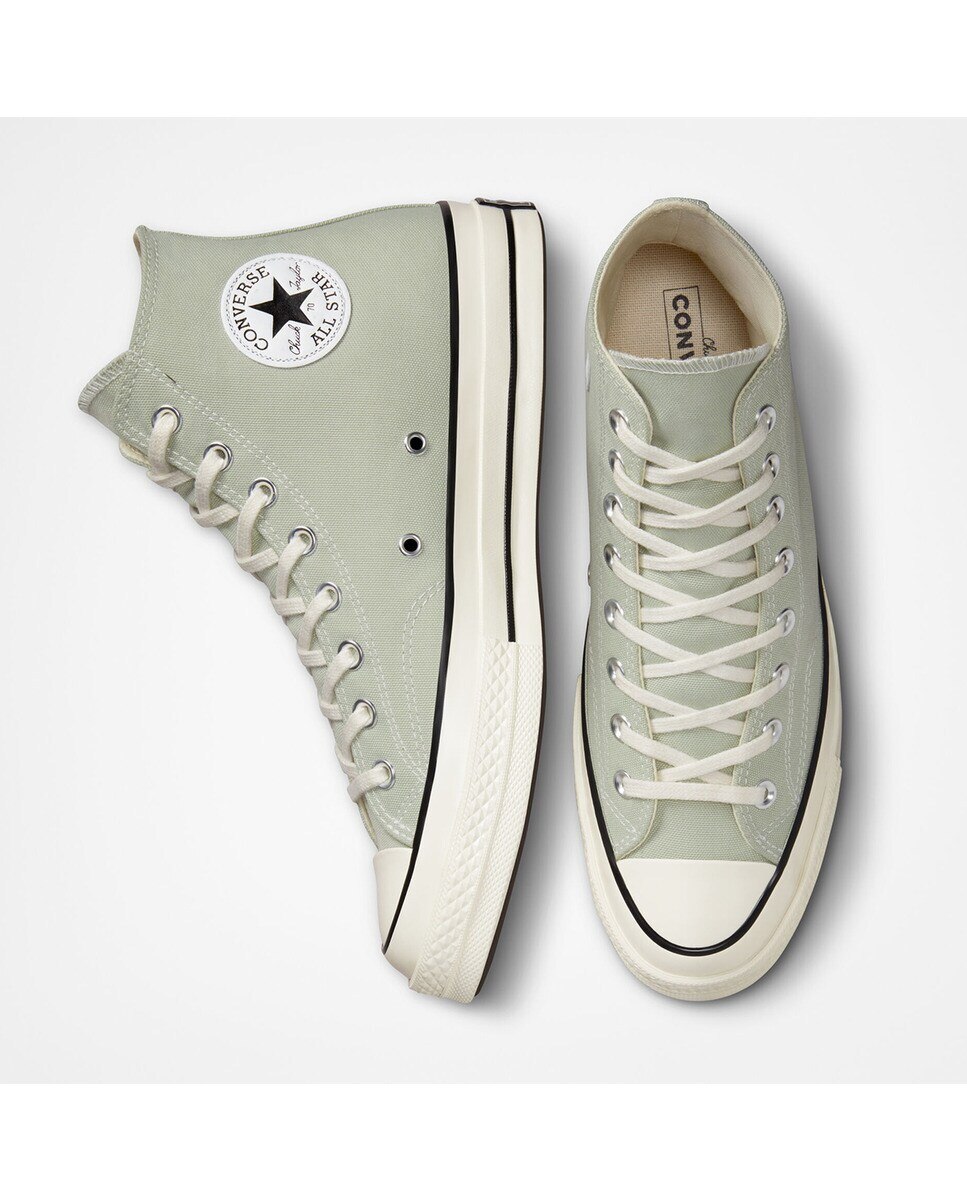 Sapatilhas Casual Altas Unissexo Chuck 70 Seasonal Color Verde-claro-3