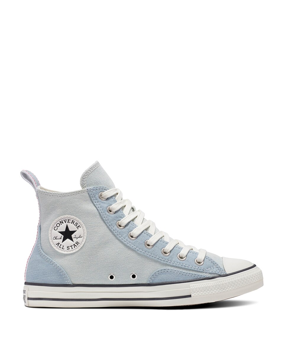 Sapatilhas Casual Altas Unissexo Chuck Taylor All Star Workwear Denim Azul-1