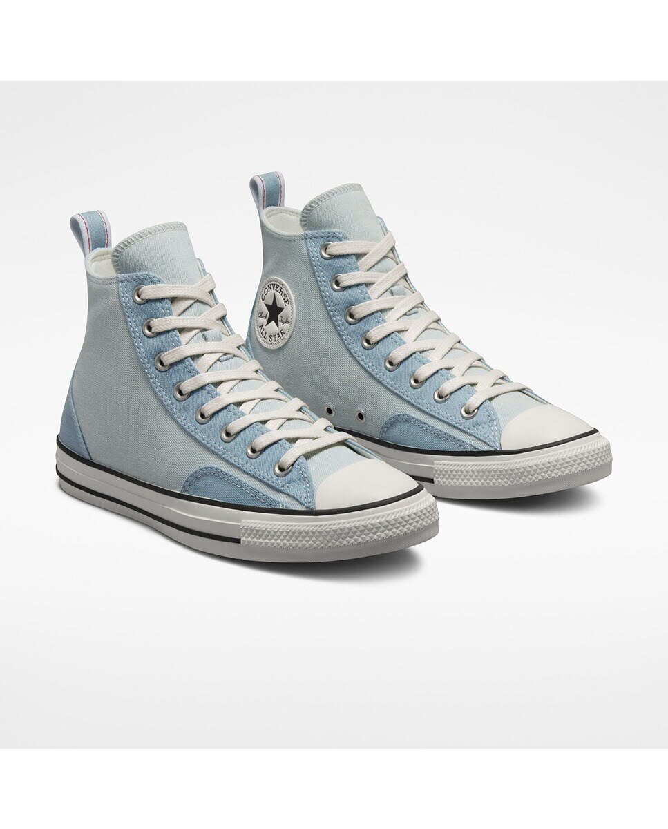 Sapatilhas Casual Altas Unissexo Chuck Taylor All Star Workwear Denim Azul-2