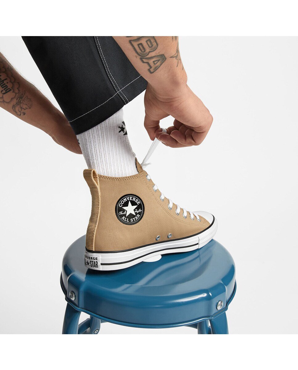 Sapatilhas Casual Altas Unissexo Chuck Taylor All Star Workwear Caqui-9