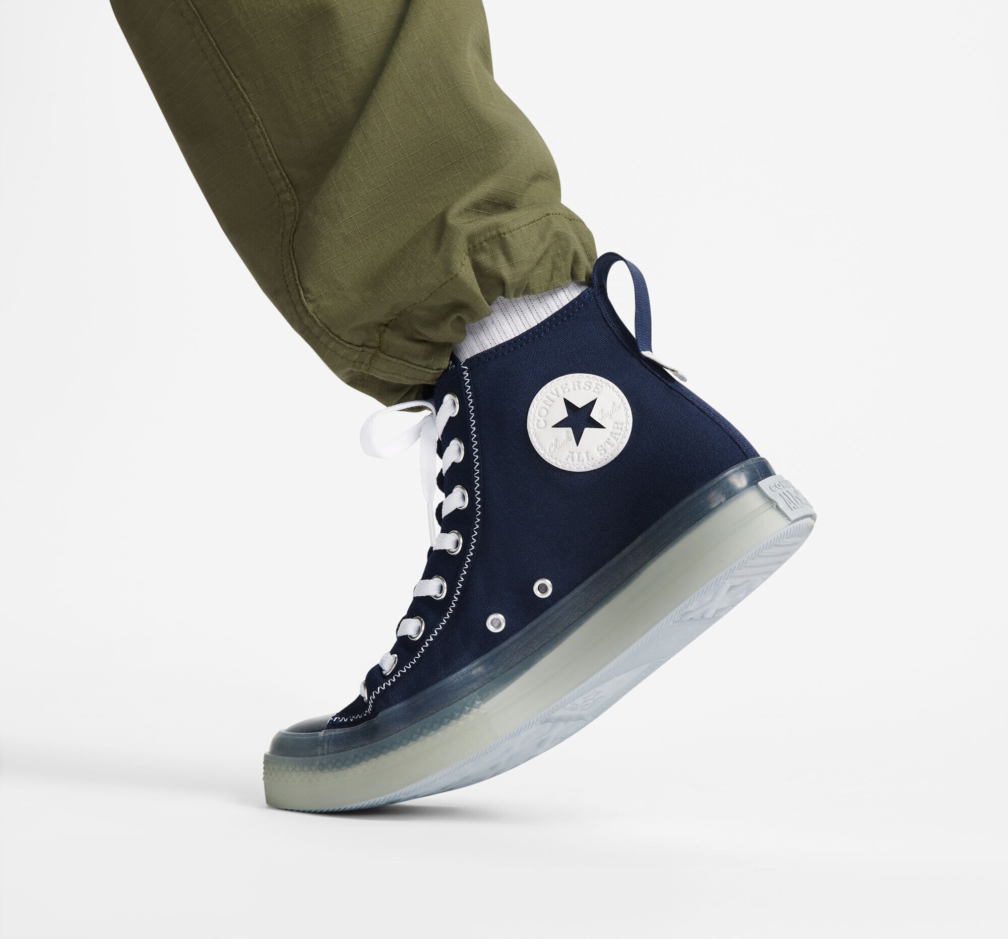 Sapatilhas Casual Altas Unissexo Chuck Taylor All Star CX Explore Azul-7