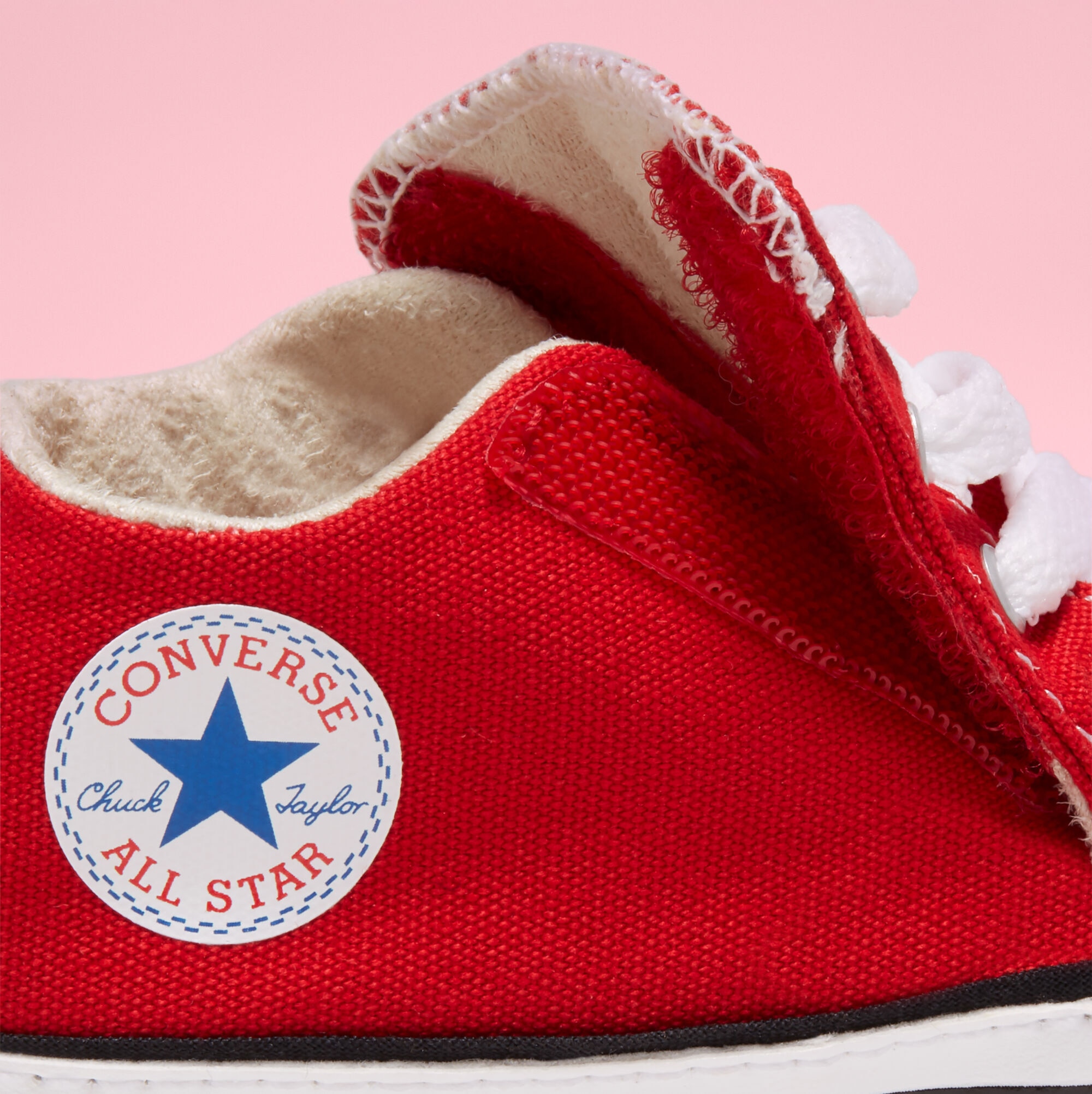 Sapatos Médios de Bebé Chuck Taylor All Star Cribster Canvas Vermelho-2