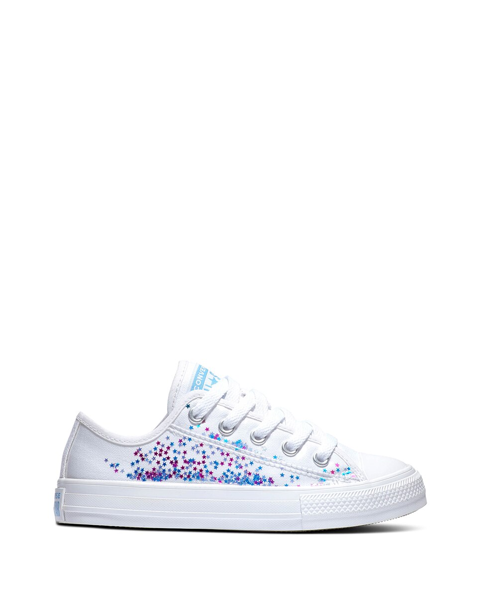 Sapatilhas Casual Baixas de Criança Chuck Taylor All Star Encapsulated Glitter Converse Transparente-1