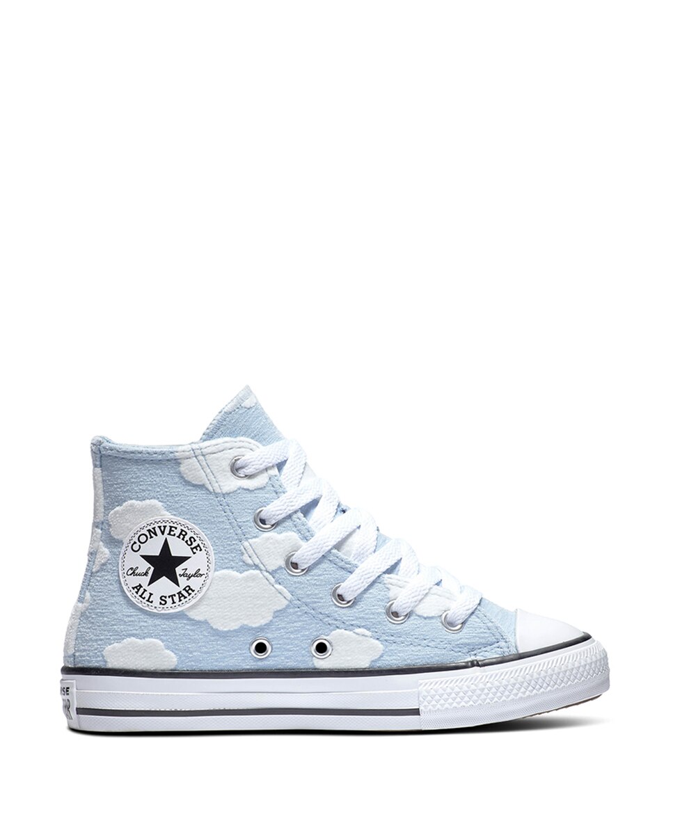 Sapatilhas Casual Altas de Criança Chuck Taylor All Star Clouds Converse Azul-1