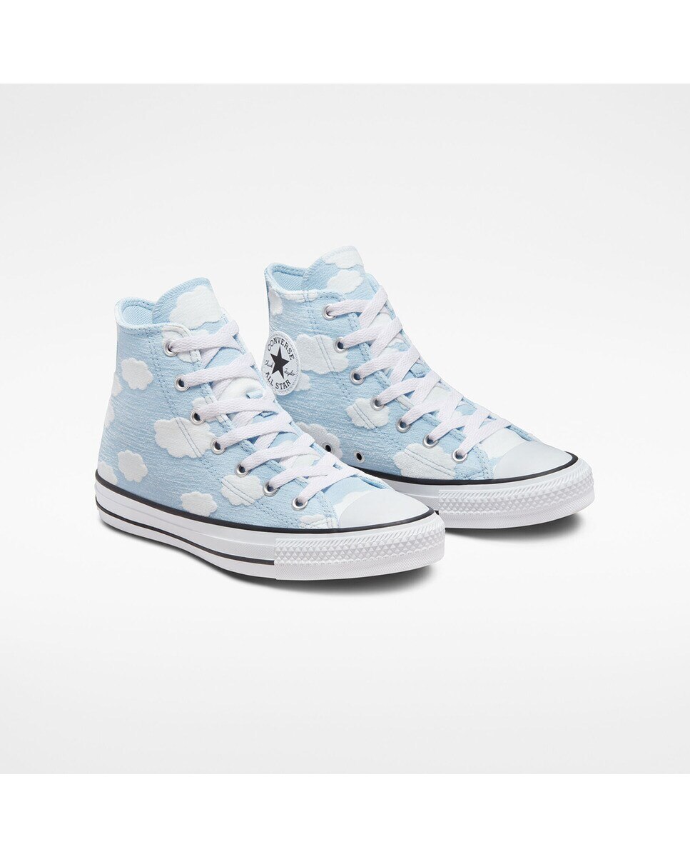 Sapatilhas Casual Altas de Criança Chuck Taylor All Star Clouds Converse Azul-2