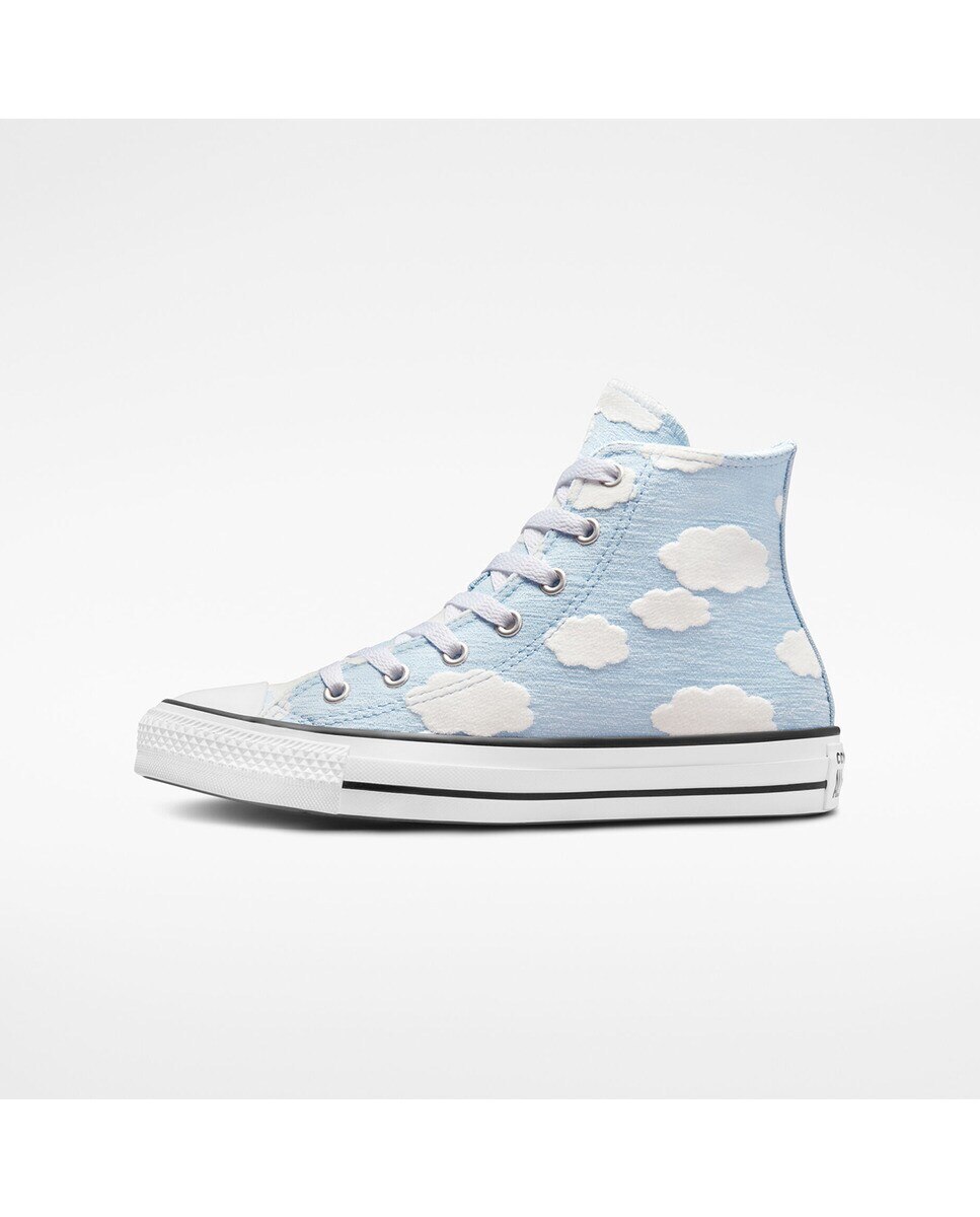 Sapatilhas Casual Altas de Criança Chuck Taylor All Star Clouds Converse Azul-4