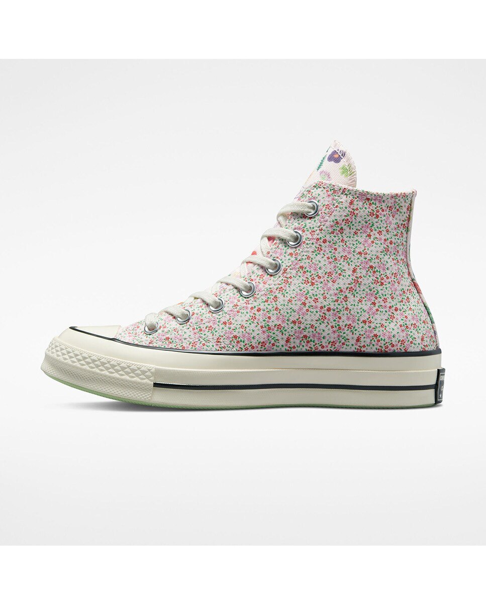 Sapatilhas Casual Unissexo Chuck 70 Festival Juicy Green Graphic Altas Estampado-4