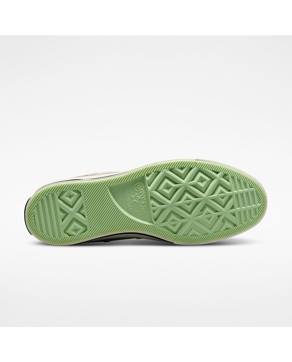 Sapatilhas Casual Unissexo Chuck 70 Festival Juicy Green Graphic Altas Estampado-6