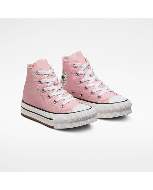 Sapatilhas Casual Altas de Criança Chuck Taylor All Star Eva Lift Platform Seasonal Color Rosa-2