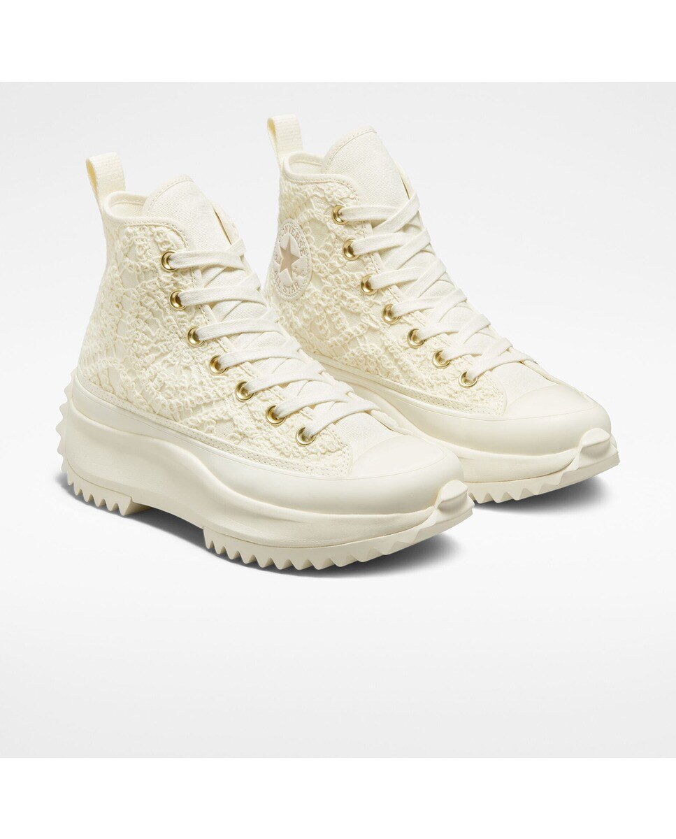 Sapatilhas Casual Altas Unissexo Run Star Hike Festival Daisy Cord Branco-3