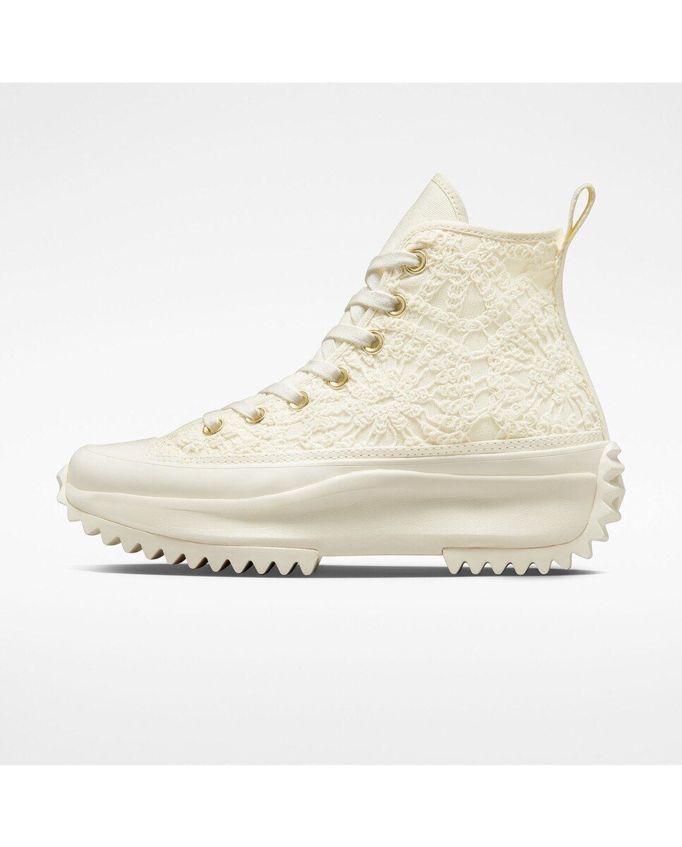 Sapatilhas Casual Altas Unissexo Run Star Hike Festival Daisy Cord Branco-4