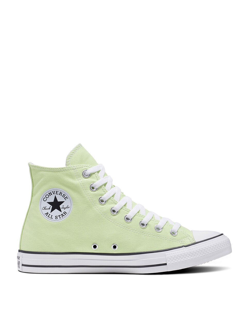 Sapatilhas Casual Altas Unissexo Chuck Taylor All Star Seasonal Color Verde-claro-1