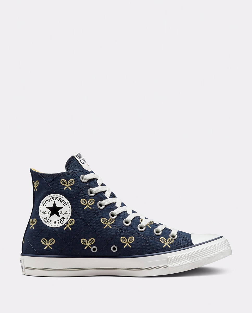 Sapatilhas Casual Altas Unissexo Chuck Taylor All Star Construct Azul-marinho-1