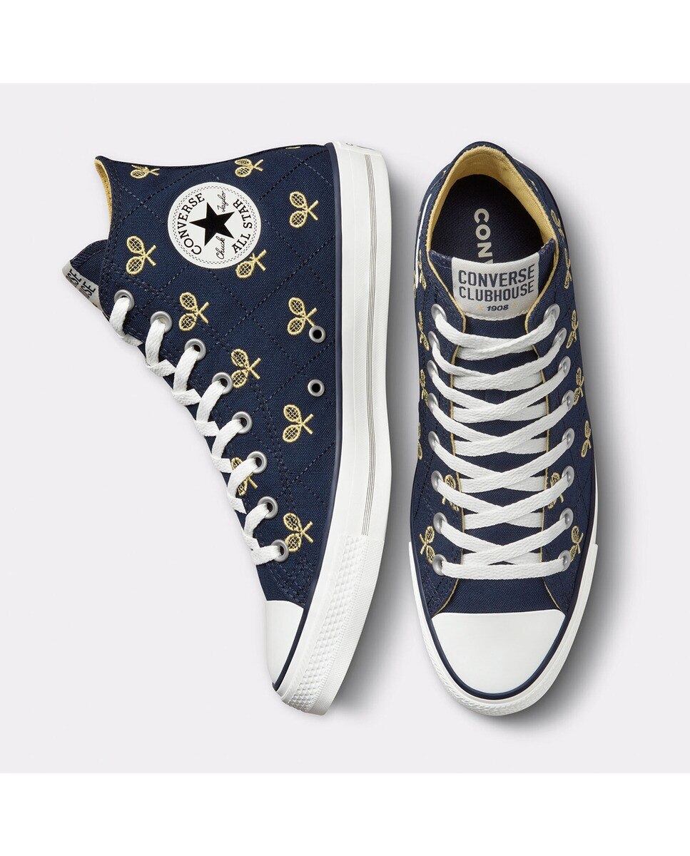 Sapatilhas Casual Altas Unissexo Chuck Taylor All Star Construct Azul-marinho-3