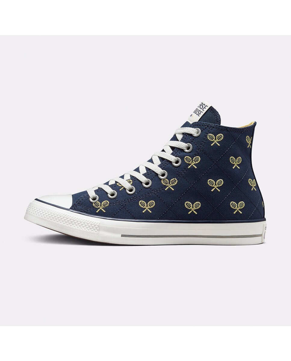Sapatilhas Casual Altas Unissexo Chuck Taylor All Star Construct Azul-marinho-4