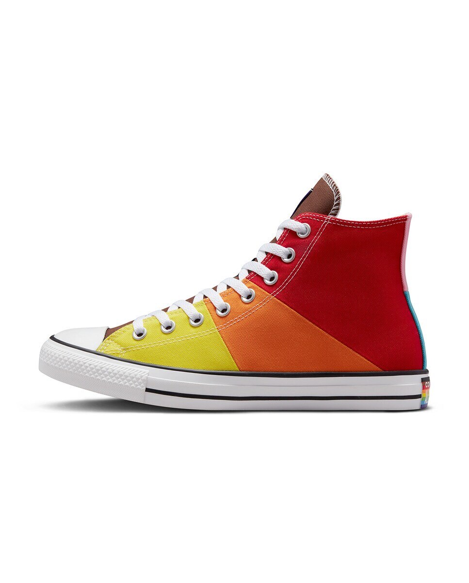 Sapatilhas Altas Casual Unissexo Chuck Taylor All Star Pride Multicolor-4
