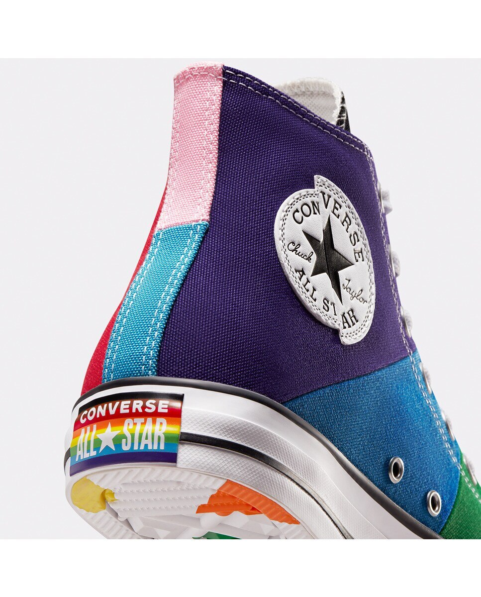 Sapatilhas Altas Casual Unissexo Chuck Taylor All Star Pride Multicolor-7