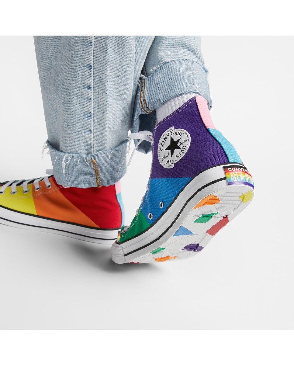 Sapatilhas Altas Casual Unissexo Chuck Taylor All Star Pride Multicolor-9