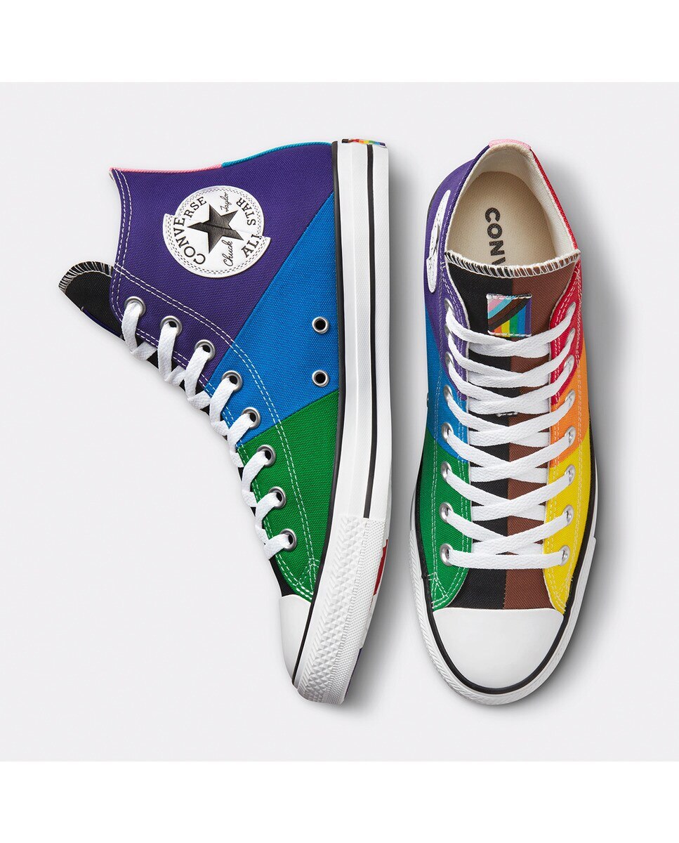 Sapatilhas Altas Casual Unissexo Chuck Taylor All Star Pride Multicolor-10