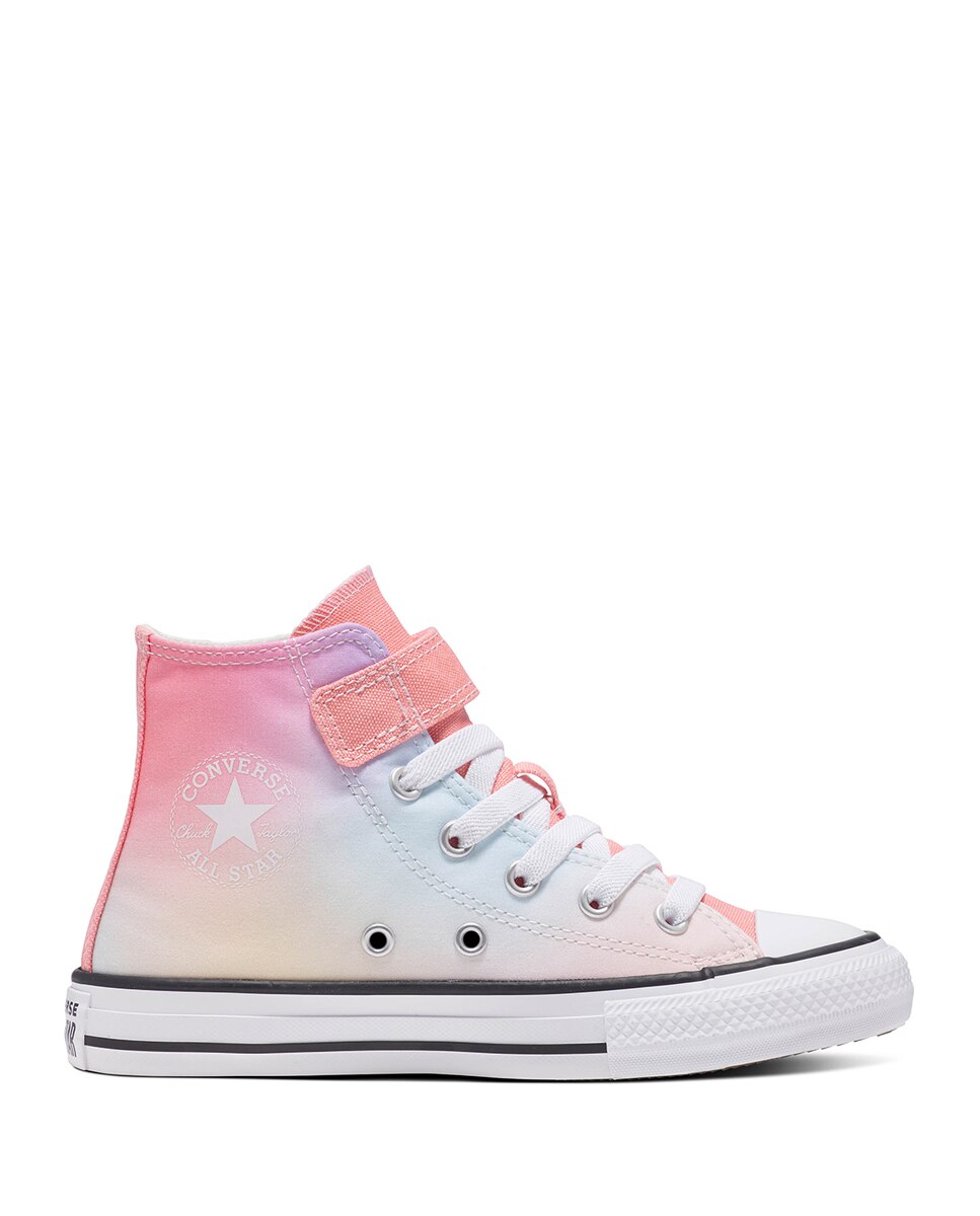 Sapatilhas Casual Altas de Criança Chuck Taylor All Star 1V Majestic Mermaids Rosa-1