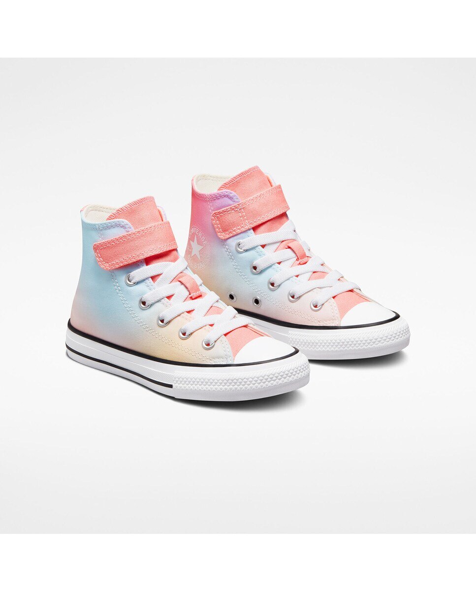 Sapatilhas Casual Altas de Criança Chuck Taylor All Star 1V Majestic Mermaids Rosa-2