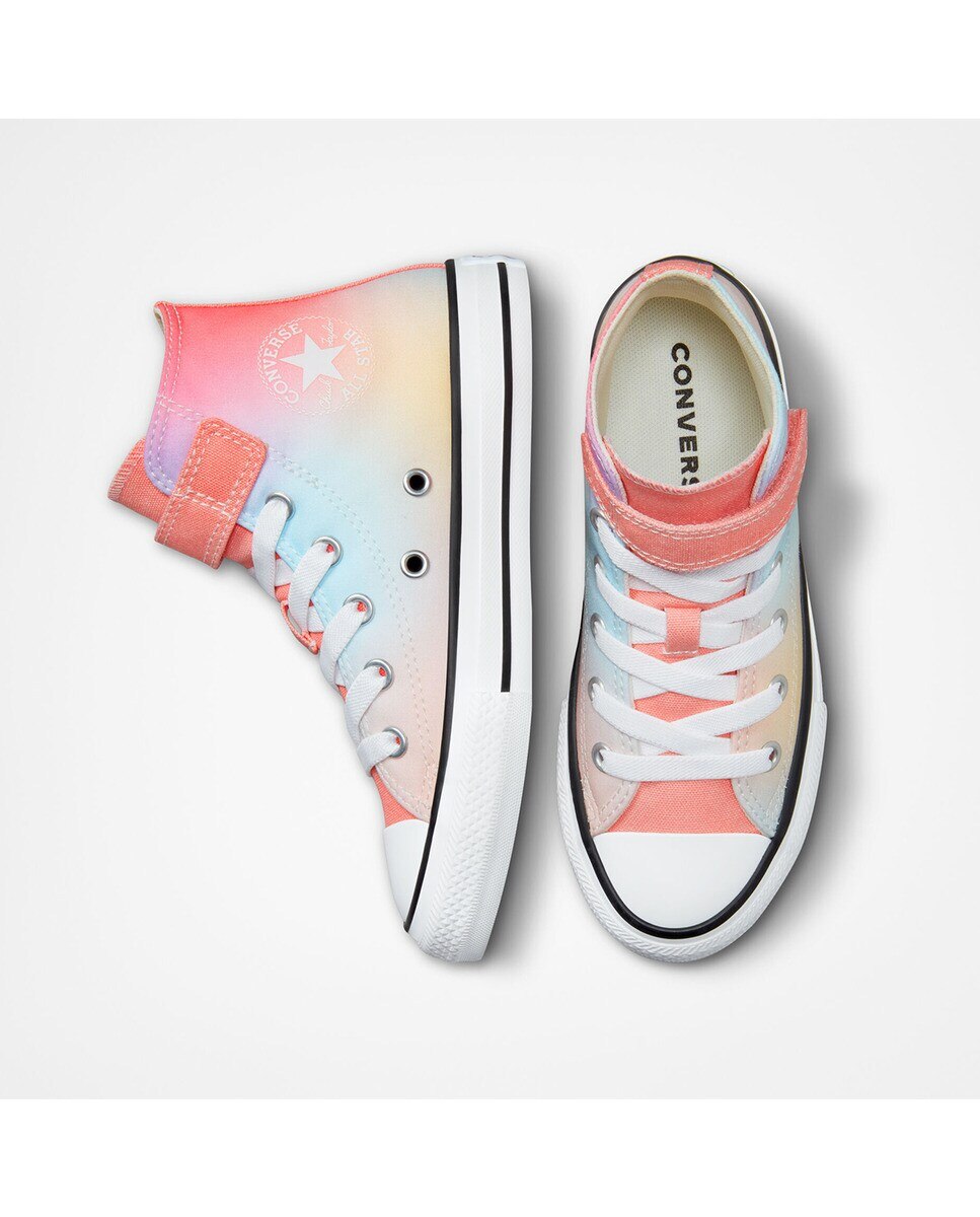 Sapatilhas Casual Altas de Criança Chuck Taylor All Star 1V Majestic Mermaids Rosa-3