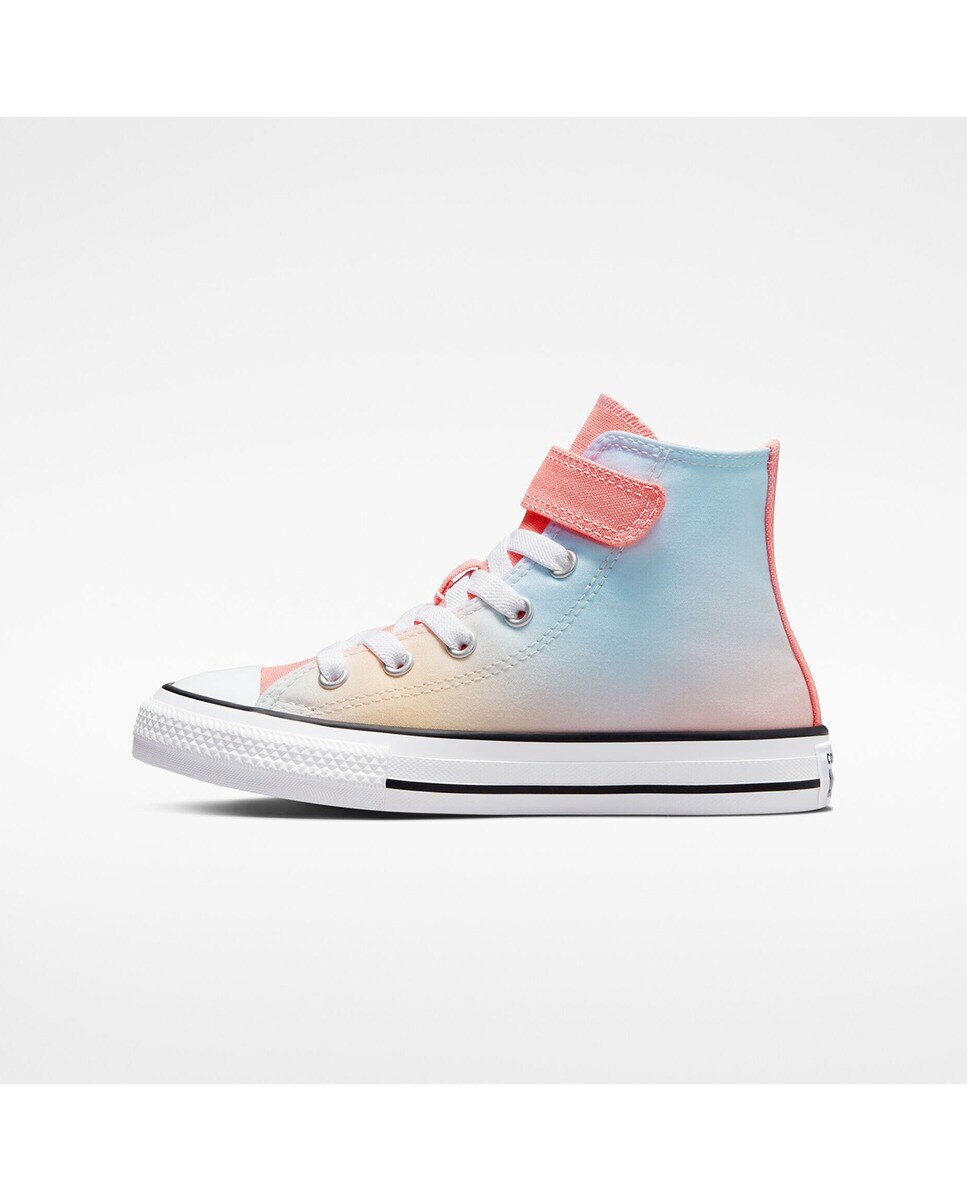 Sapatilhas Casual Altas de Criança Chuck Taylor All Star 1V Majestic Mermaids Rosa-4