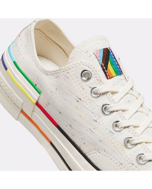 Sapatilhas Baixas Casual Unissexo Chuck 70 Pride Osso-8