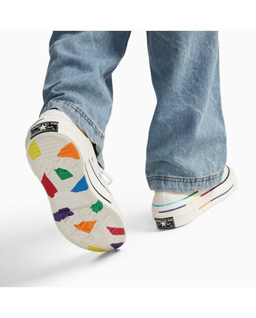 Sapatilhas Baixas Casual Unissexo Chuck 70 Pride Osso-10