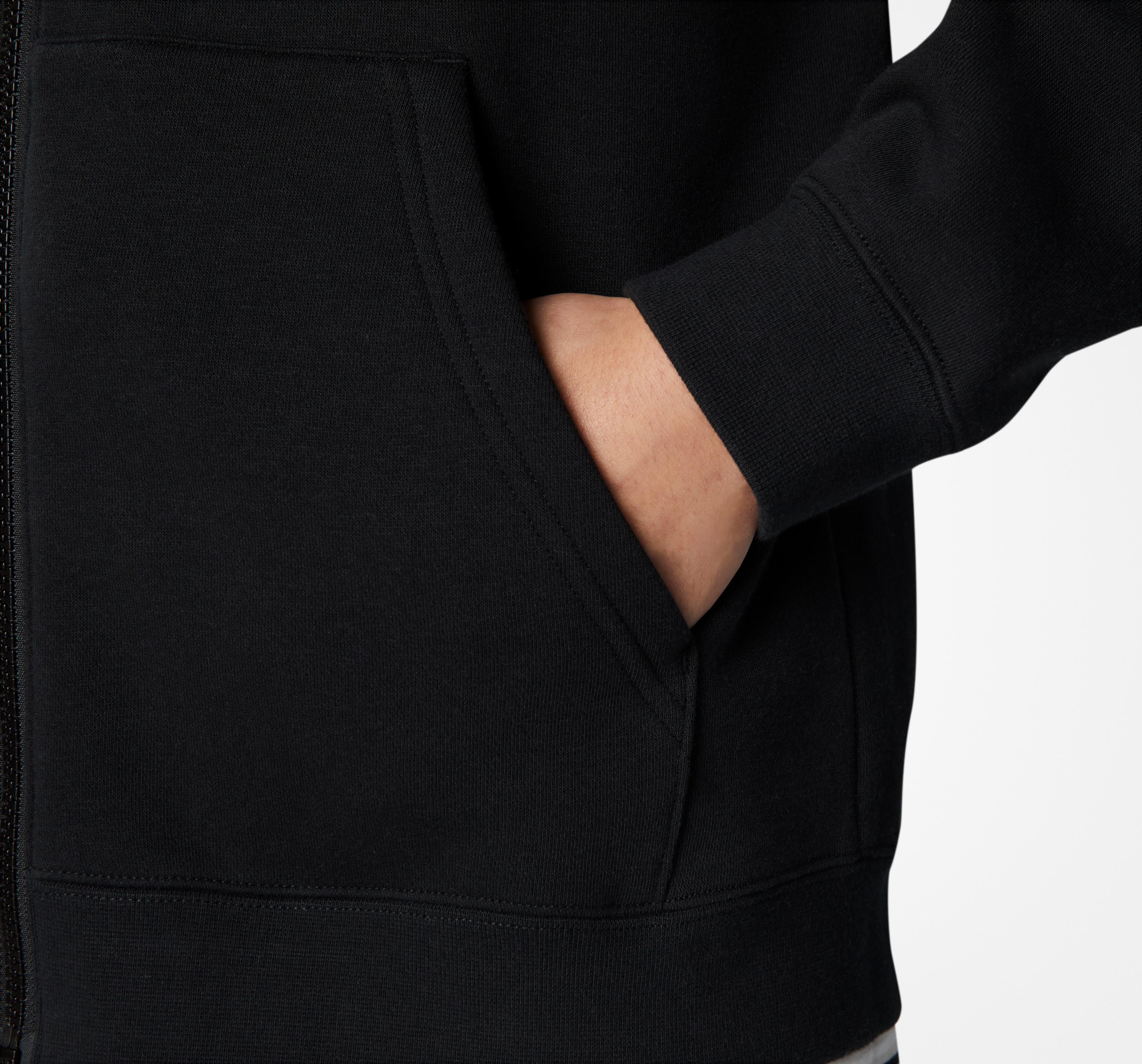 Sweatshirt Unissexo Go-To Embroidered Star Chevron Hoodie Preto-5