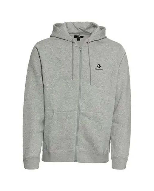 Sweatshirt Unissexo Go-To Embroidered Star Chevron Standard Fit Cinzento-1