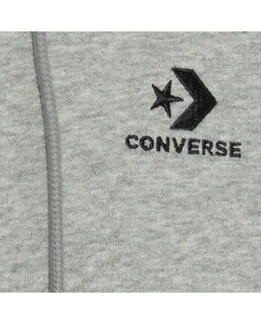 Sweatshirt Unissexo Go-To Embroidered Star Chevron Standard Fit Cinzento-3