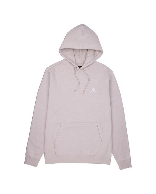 Sweatshirt Unissexo Go-To Embroidered Star Chevron Standard Fit Fleece Bege-1