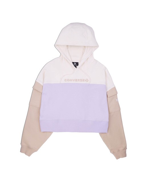 Sweatshirt de Mulher Fashion Cropped Violeta-1