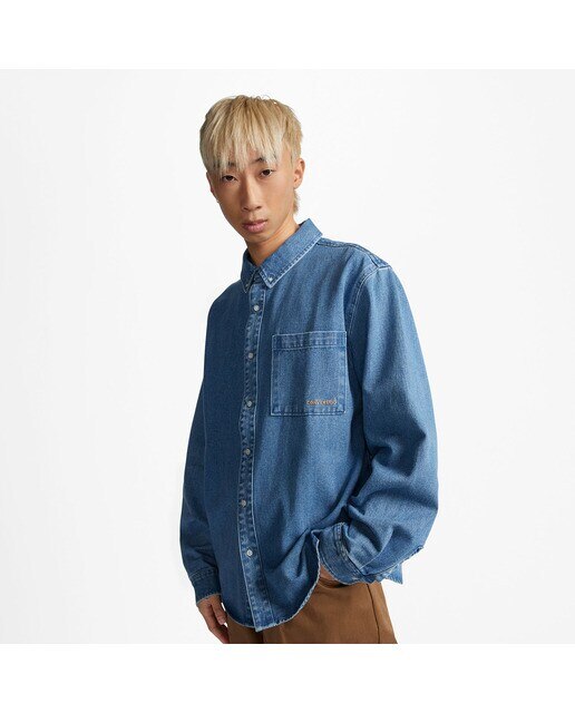 Camisa de Homem Oxford Denim-1