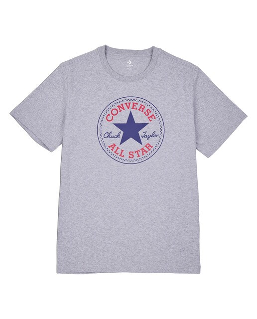 T-shirt Unissexo Go-To All Star Patch Standard Cinzento-2