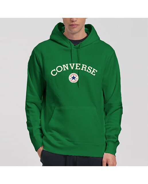 Sweatshirt de Homem Chuck Patch Verde-1