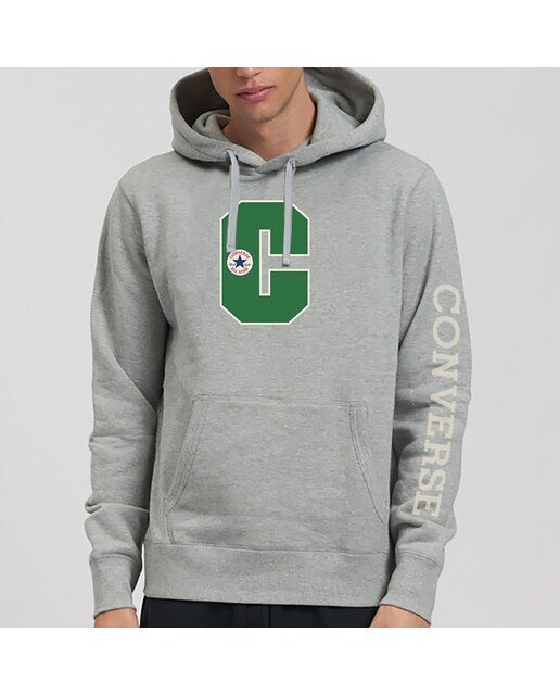 Sweatshirt de Homem Chuck Patch Cinzento-1