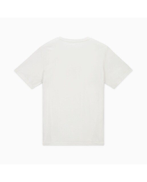 T-shirt de Homem Grid Logo Graphic Branco-2
