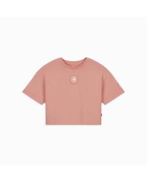 T-shirt de Mulher Chuck Taylor Boxy Rosa-1