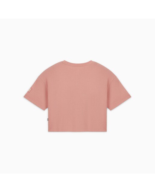 T-shirt de Mulher Chuck Taylor Boxy Rosa-2