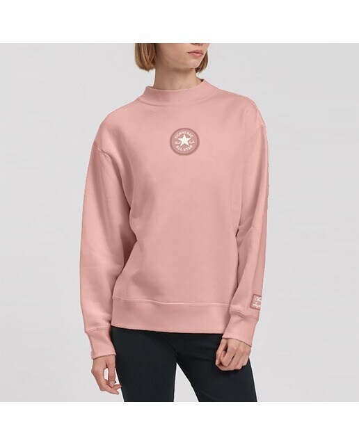 Sweatshirt de Mulher Chuck Taylor Crew Rosa-1