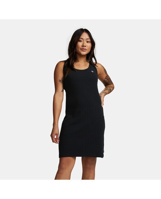 Vestido de Mulher Scoop Knit Preto-1